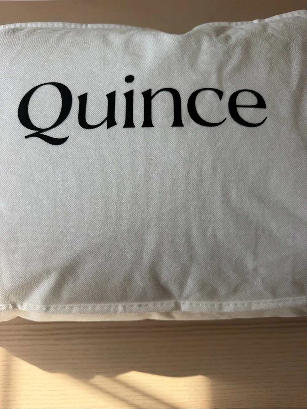 NWT Quince Premium Down Alternative Pillow — Standard Size / Medium Firm